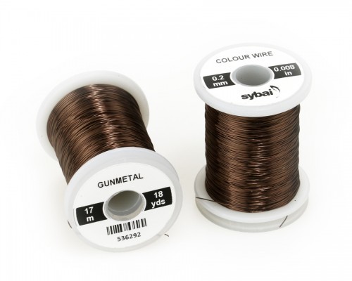 Colour Wire, 0.2 mm, Gunmetal
